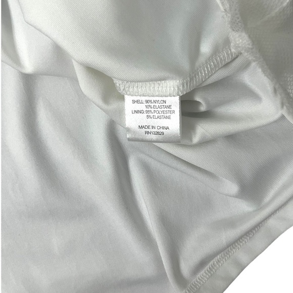 Lovers + Friends Ivory Mesh Dot Overlay Long Sleeve Dress - Size XL - Picture 10 of 13